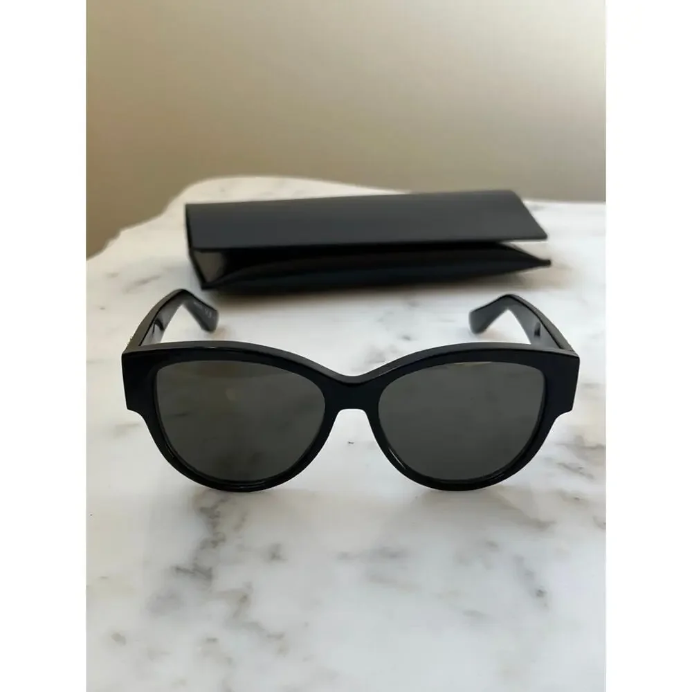 NEW Saint Laurent SL M3 Black Cat Eye Sunglasses